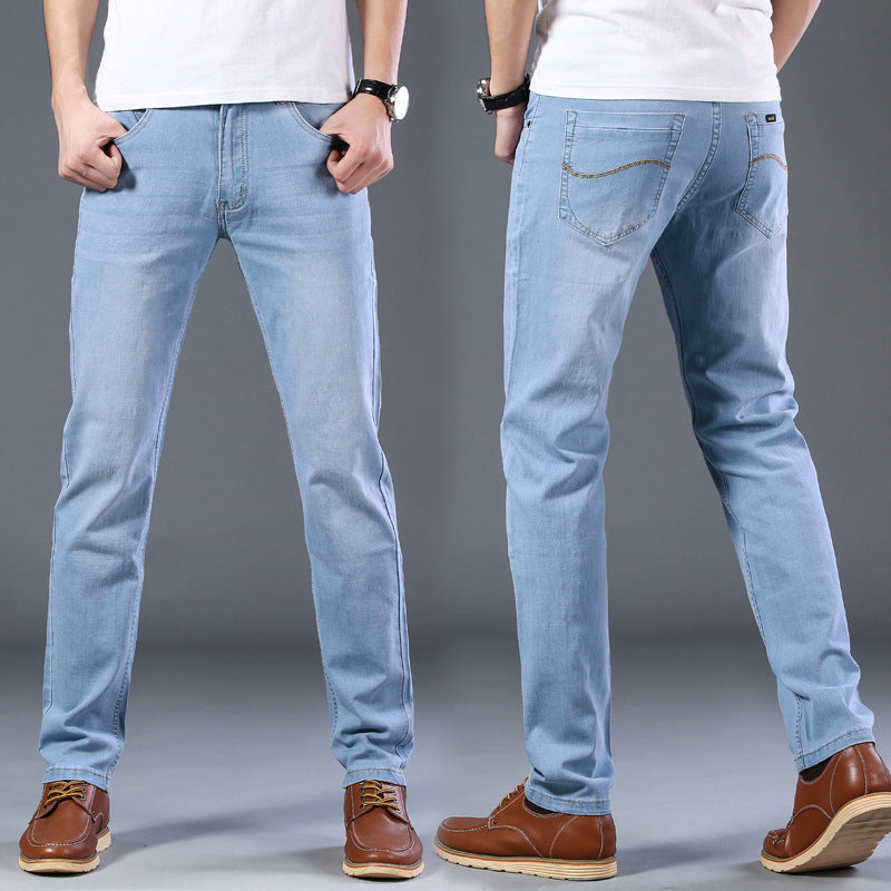 Men's Comfortable Elastic Straight Fit Jeans