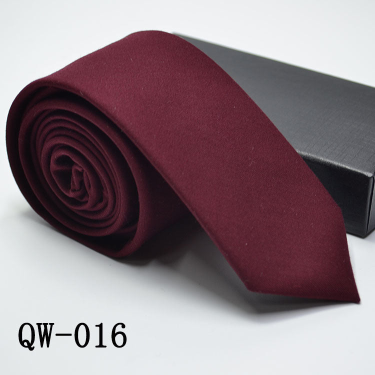 Men's Tie Super Narrow Wool-like Elegant And Elegant