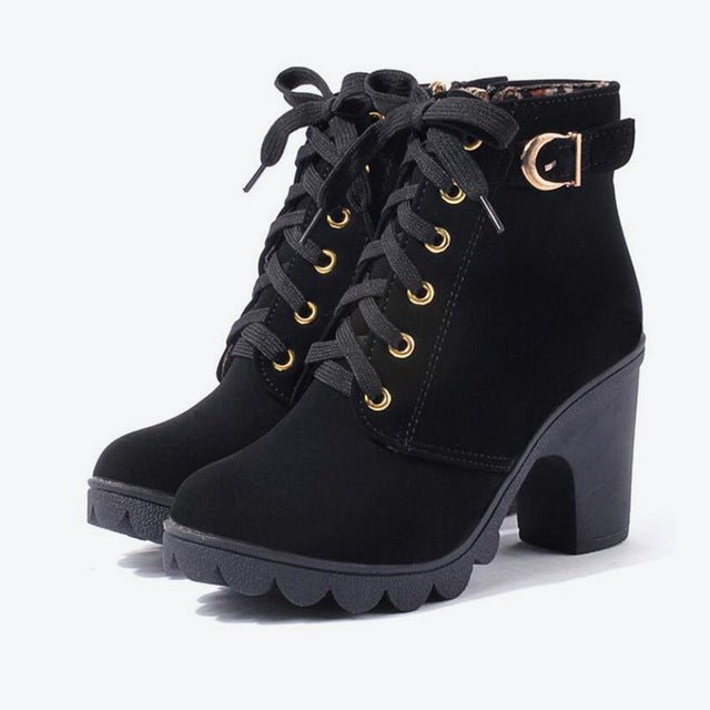 Women's Cross strappy Martin boots