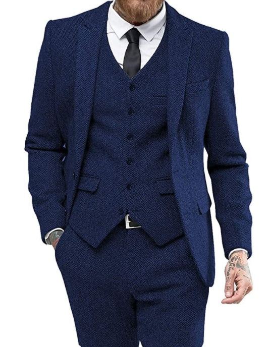 Men's Perfect  three-piece suit, all type occasion right choice!