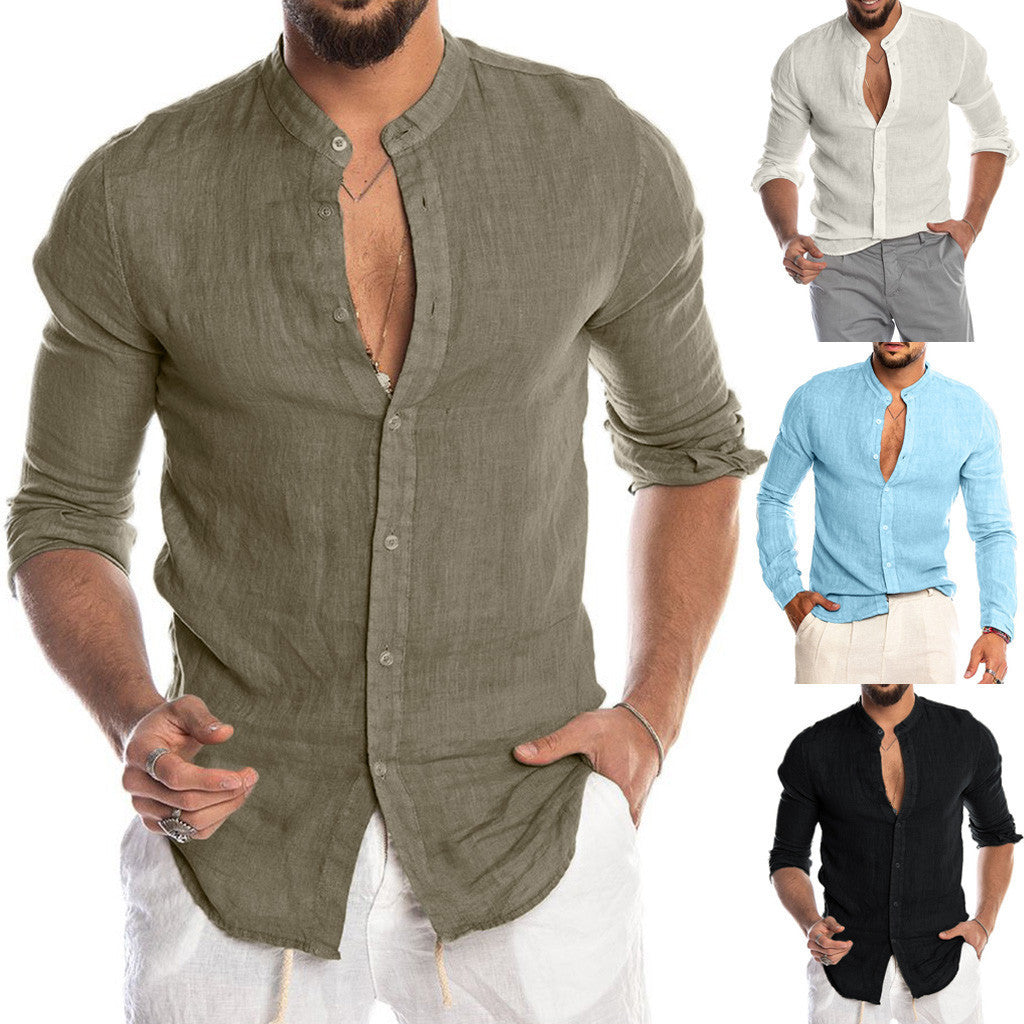 Men's Linen vacation shirt, good quality!