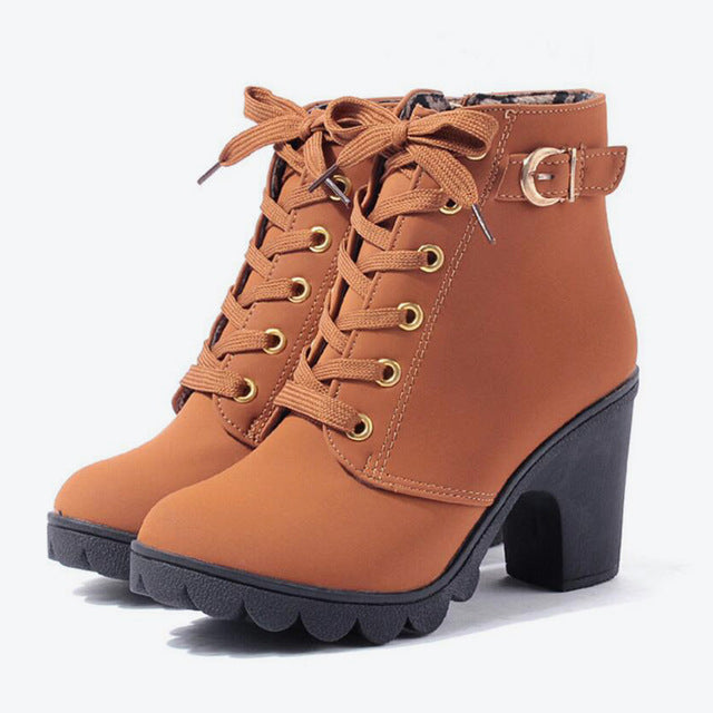 Women's Cross strappy Martin boots