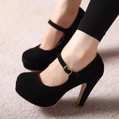 Women's Work shoes, buckle Mary Jane style shoes