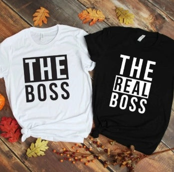 Men's Real BOSS's T-Shirt, perfect gift idea!