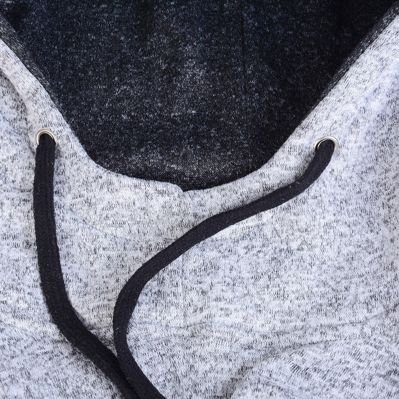 Men's Autumn Winter Solid Hoodie, good quality 2 TYPES !