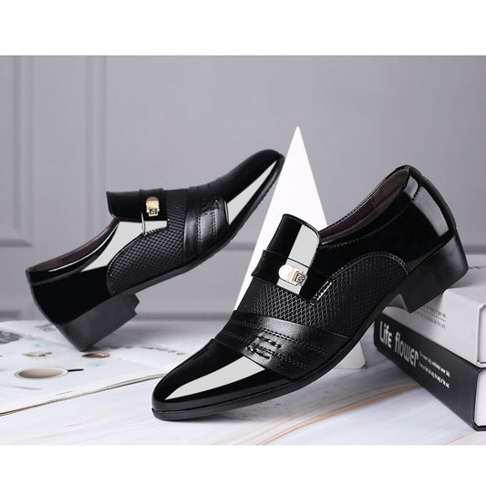 Men's leather shoes for classic, business Men