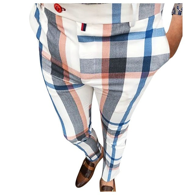 Men's Fashion Plaid Pants, Perfect Streetwear with classy and bold Look!