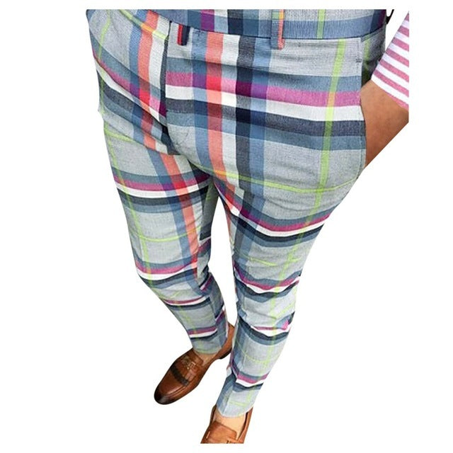 Men's Fashion Plaid Pants, Perfect Streetwear with classy and bold Look!