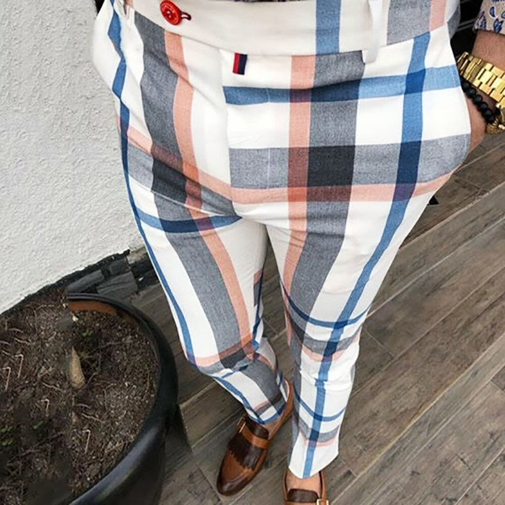 Men's Fashion Plaid Pants, Perfect Streetwear with classy and bold Look!