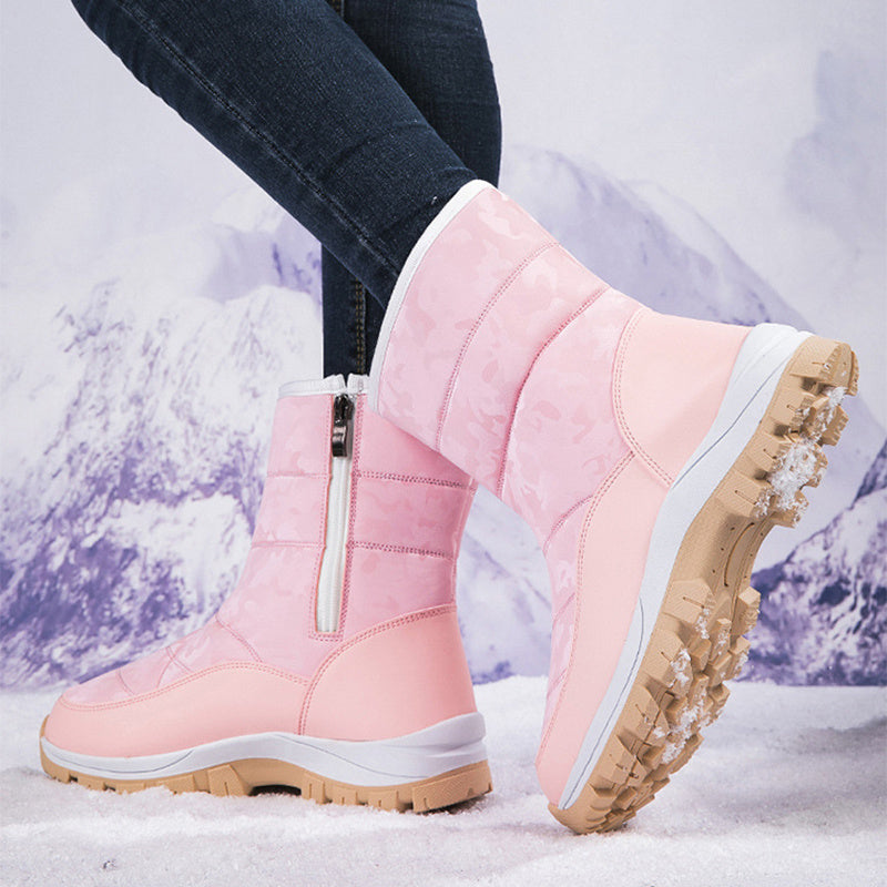 Women's Winter Snow Boots For Outdoor, Thickened High-top Plus Velvet, Keep Warm!