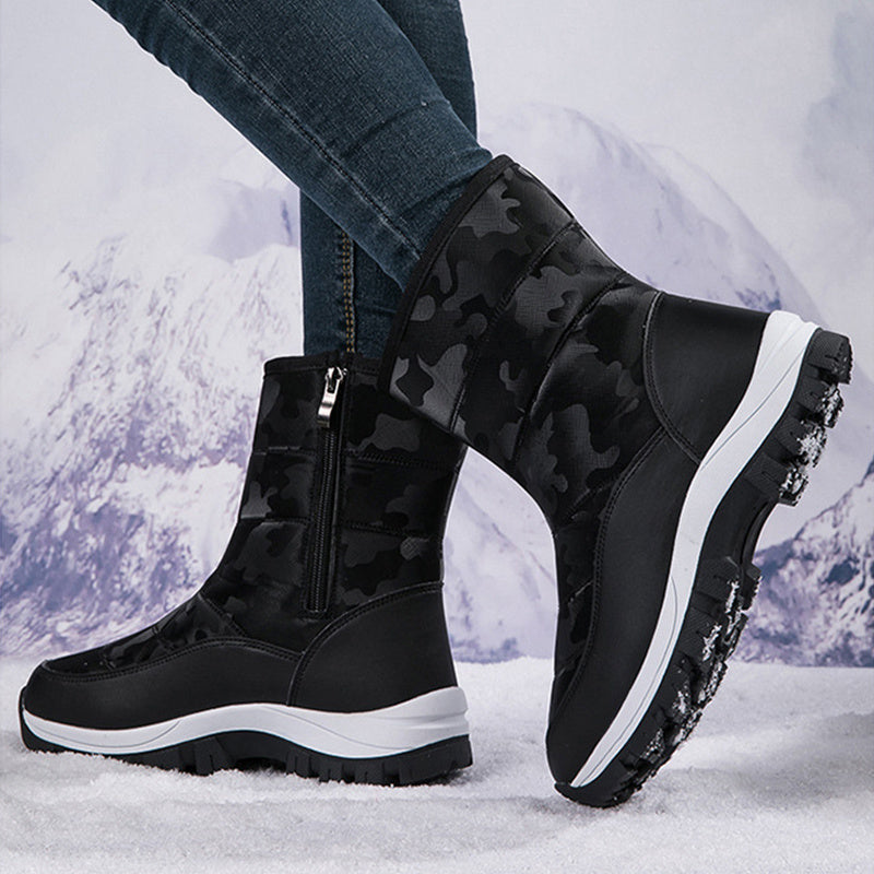 Women's Winter Snow Boots For Outdoor, Thickened High-top Plus Velvet, Keep Warm!