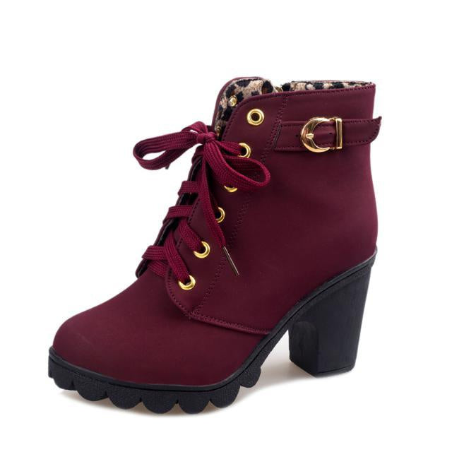 Women's Cross strappy Martin boots