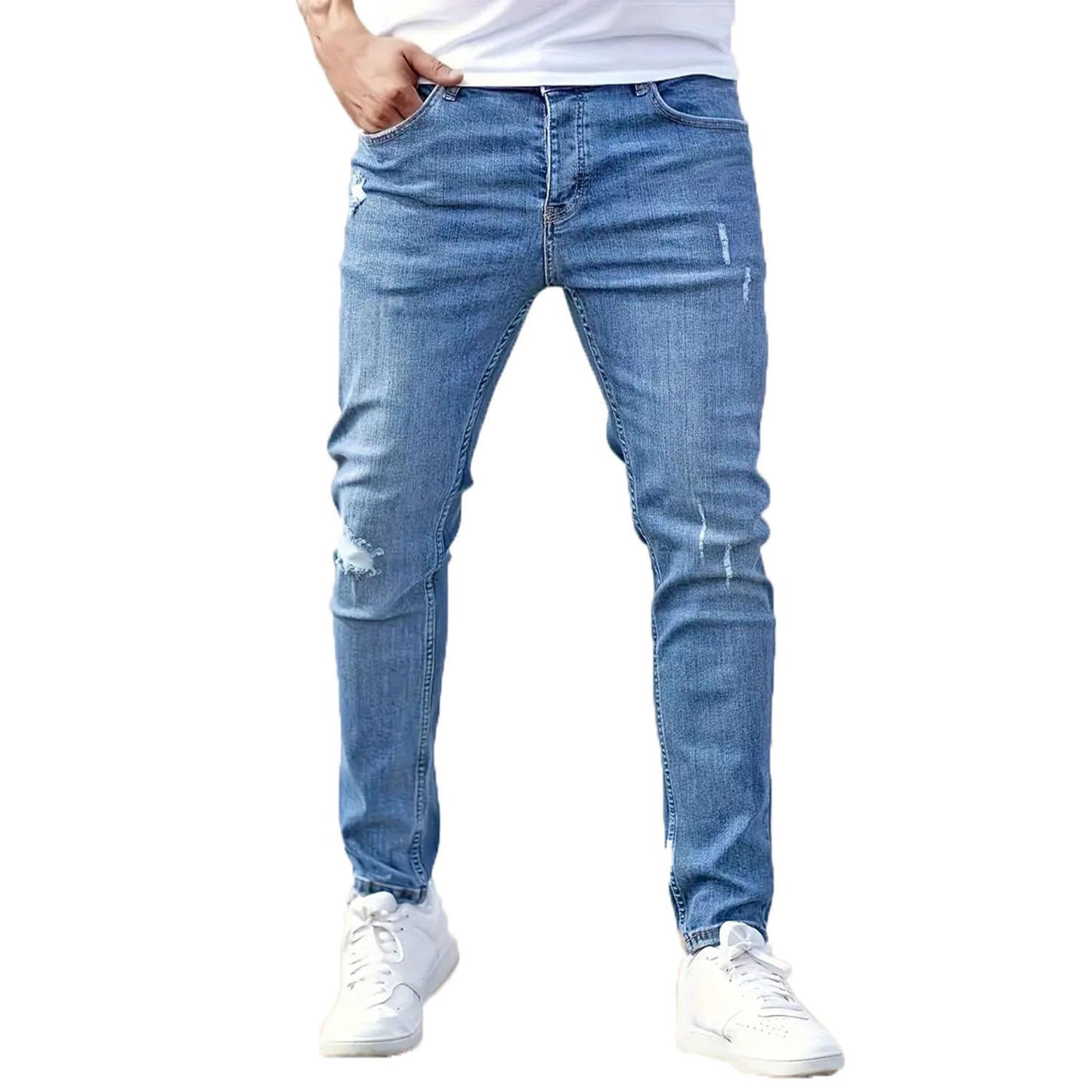 Men's American-style Slim-fit Stretch Jeans