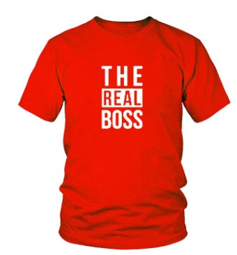 Men's Real BOSS's T-Shirt, perfect gift idea!