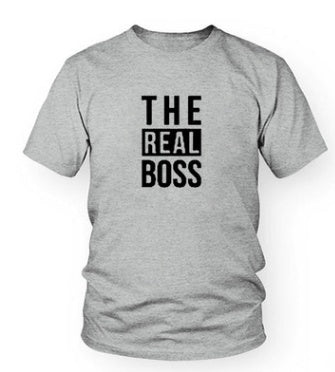 Men's Real BOSS's T-Shirt, perfect gift idea!