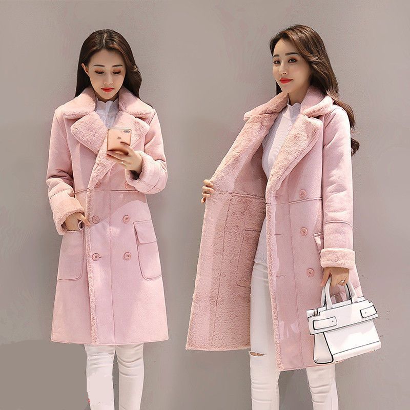 Women's Lamb wool coat, really comfortable and warm!