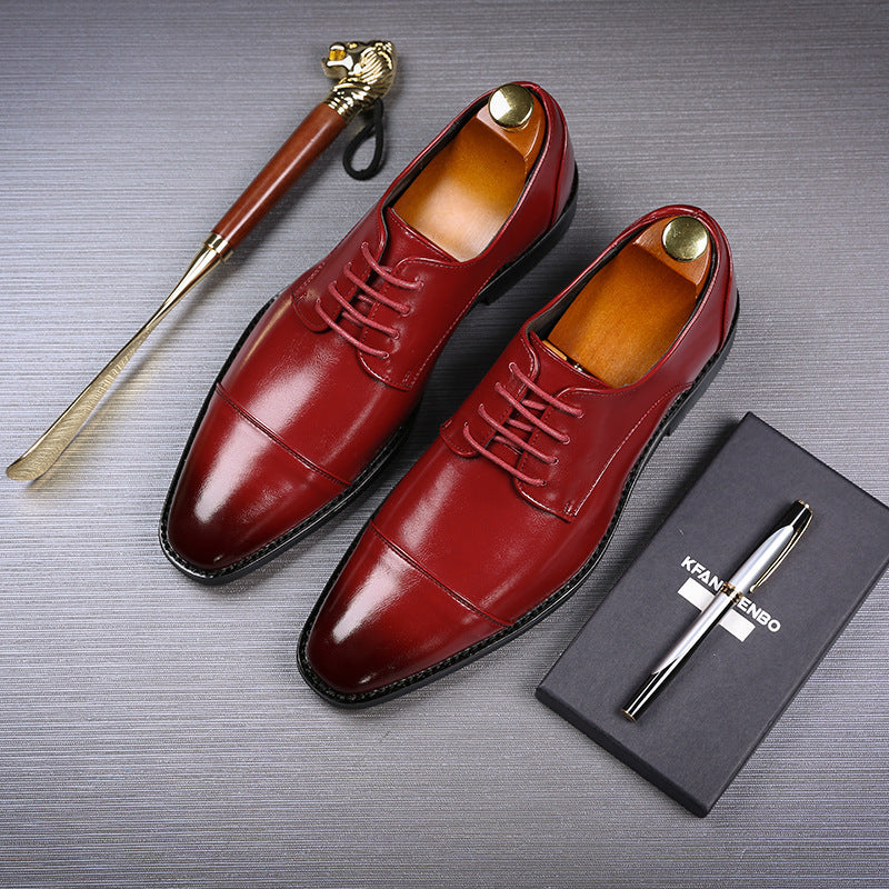 Men's British style business shoes, always classy!