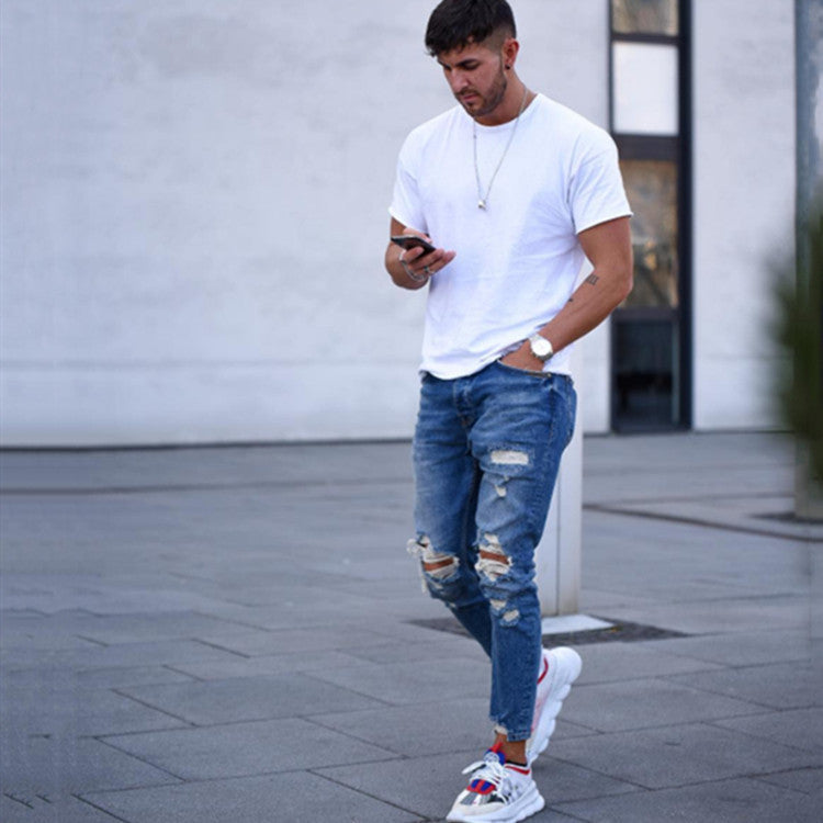 Men's Ripped Jeans, slim fit