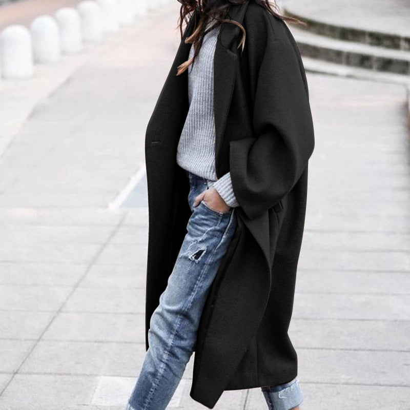 Women's Casual style Woolen Coat For Winter