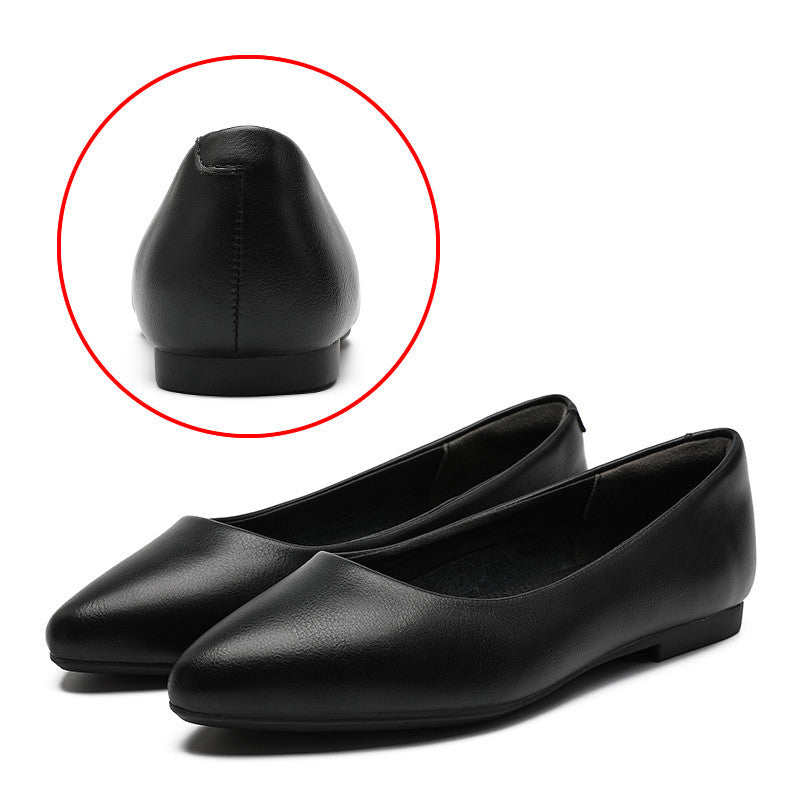 Women's Leather black Work Shoes (3 type of shoes option)