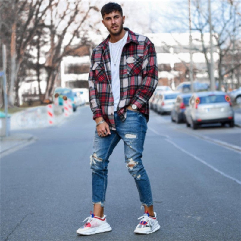 Men's Ripped Jeans, slim fit