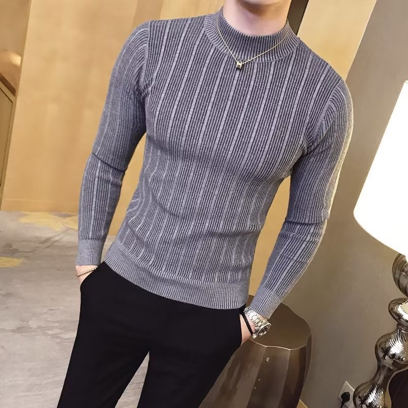 Men's Good Looking Bottoming Sweater/Shirt with Long Sleeves