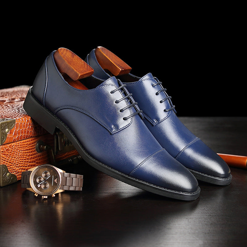 Men's British style business shoes, always classy!