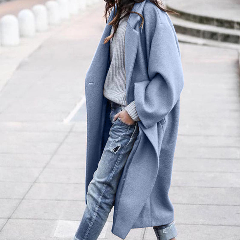 Women's Casual style Woolen Coat For Winter