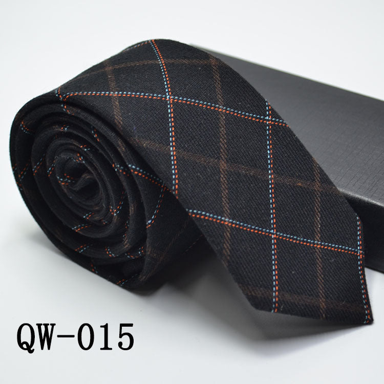 Men's Tie Super Narrow Wool-like Elegant And Elegant