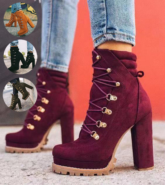 Women's High heeled good looking boots