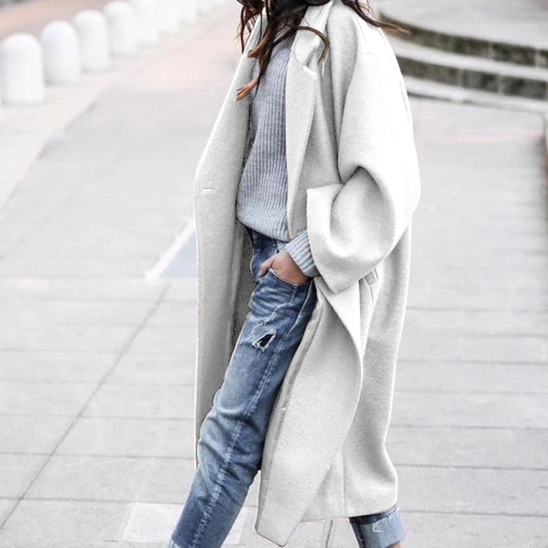 Women's Casual style Woolen Coat For Winter