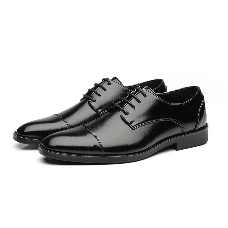 Men's British style business shoes, always classy!