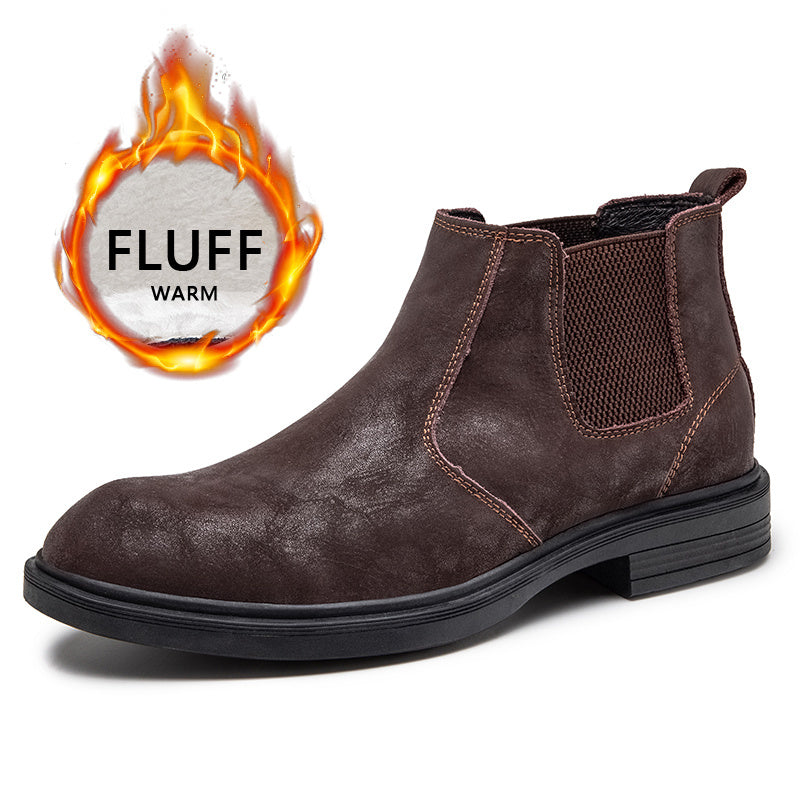 Men's Outdoor, Casual Cowhide Martin Boots