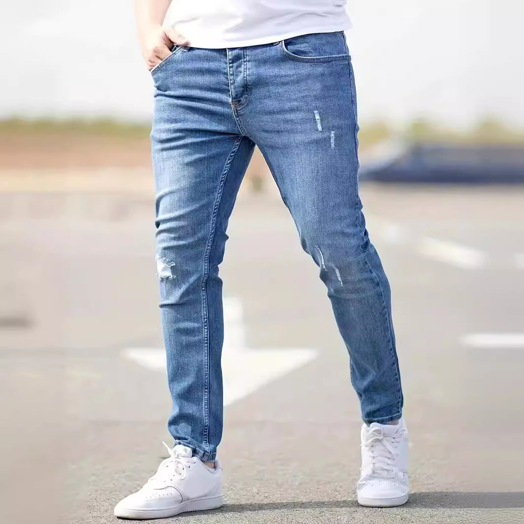 Men's American-style Slim-fit Stretch Jeans