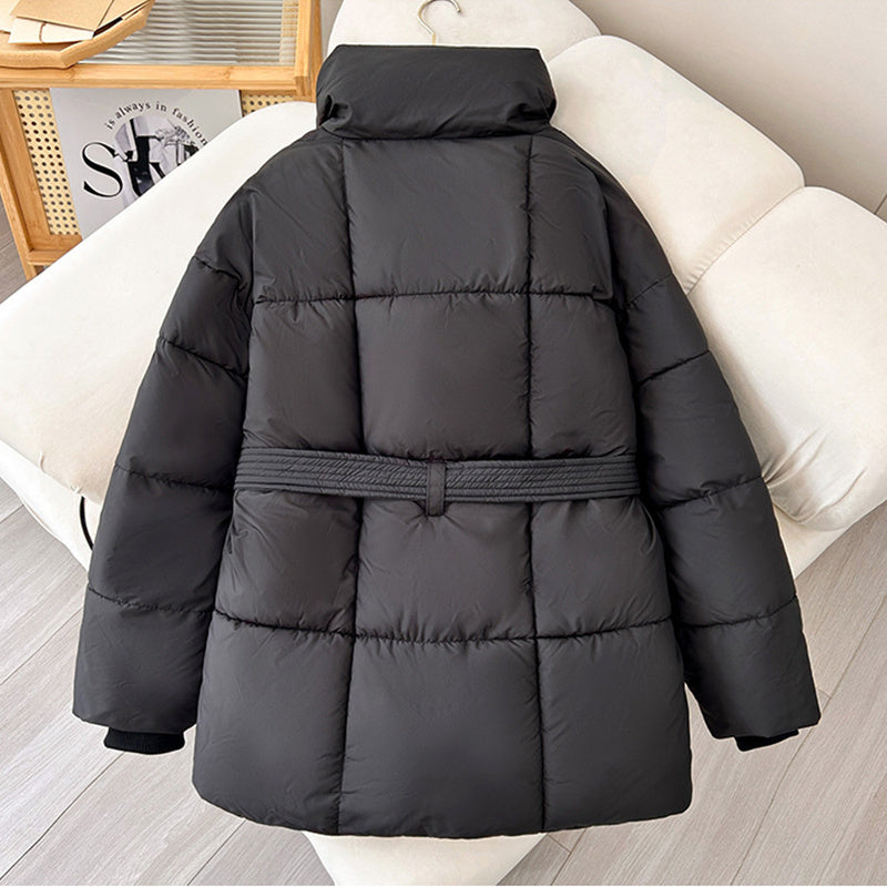 Women's Winter Design Fashion Loose Solid Thick Jacket