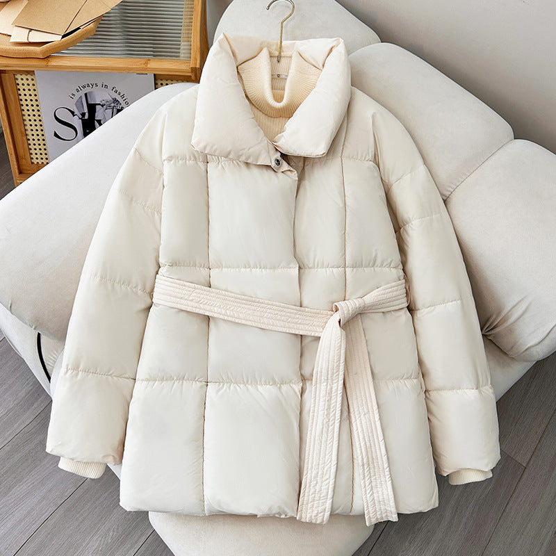 Women's Winter Design Fashion Loose Solid Thick Jacket