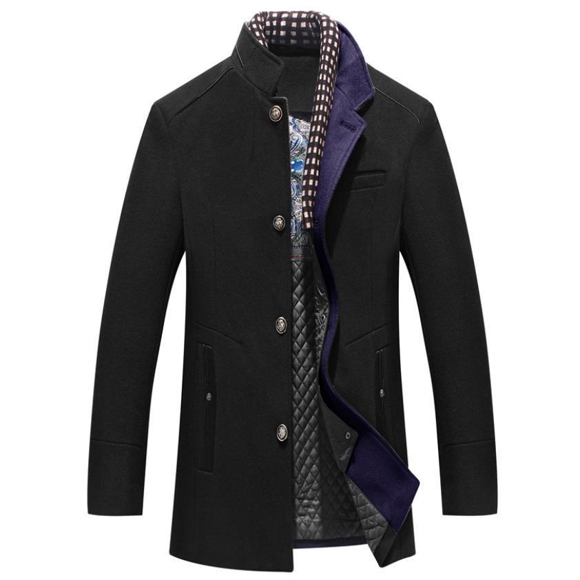 Men's woollen overcoat, looks great, feels great!