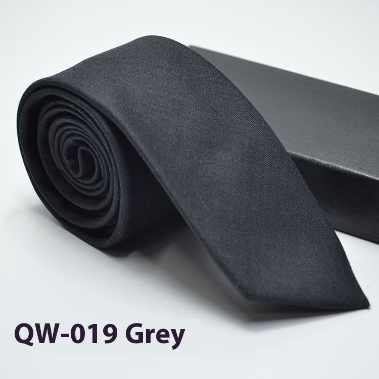 Men's Tie Super Narrow Wool-like Elegant And Elegant