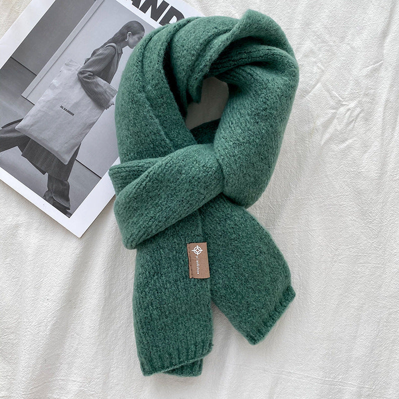 Women's Sweet Version Solid Scarf for Autumn And Winter