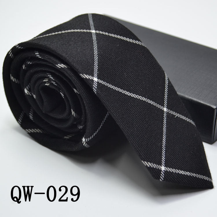 Men's Tie Super Narrow Wool-like Elegant And Elegant