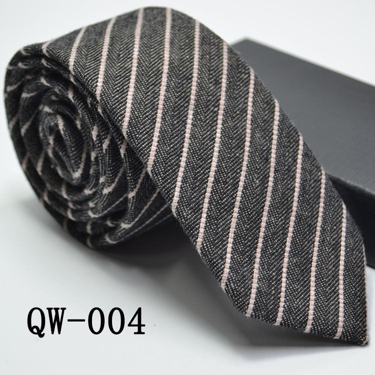 Men's Tie Super Narrow Wool-like Elegant And Elegant