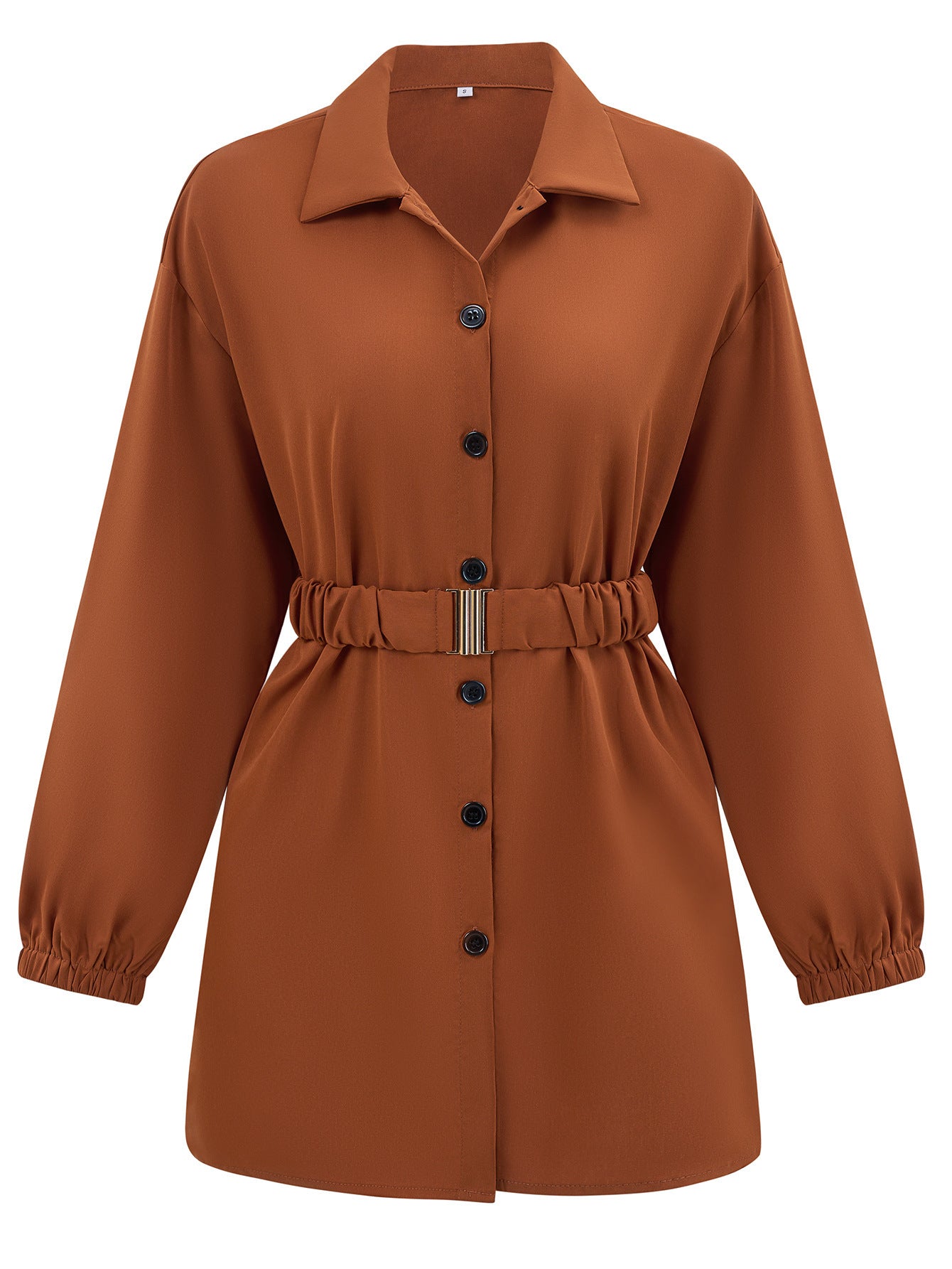 Women's  Belt Shirt Coat, perfect for warm weather