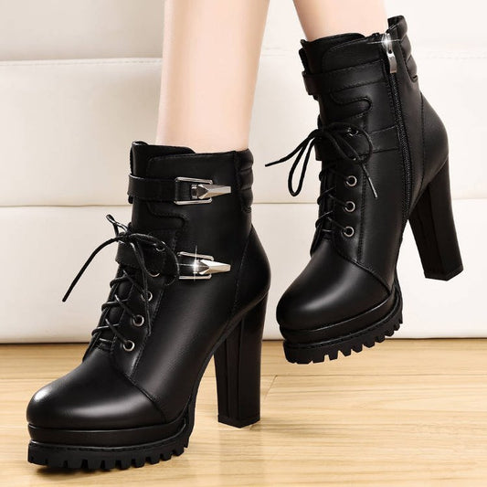 Women's British Style High Heel boots, perfect choice!