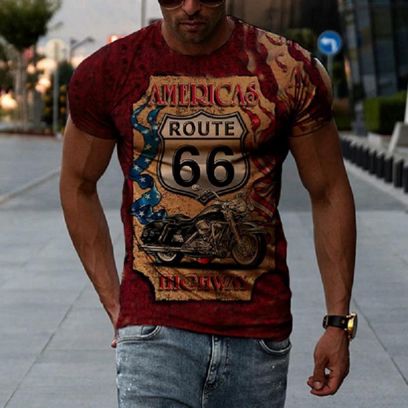 Men's Oversize T-shirt, Retro Short Sleeve look