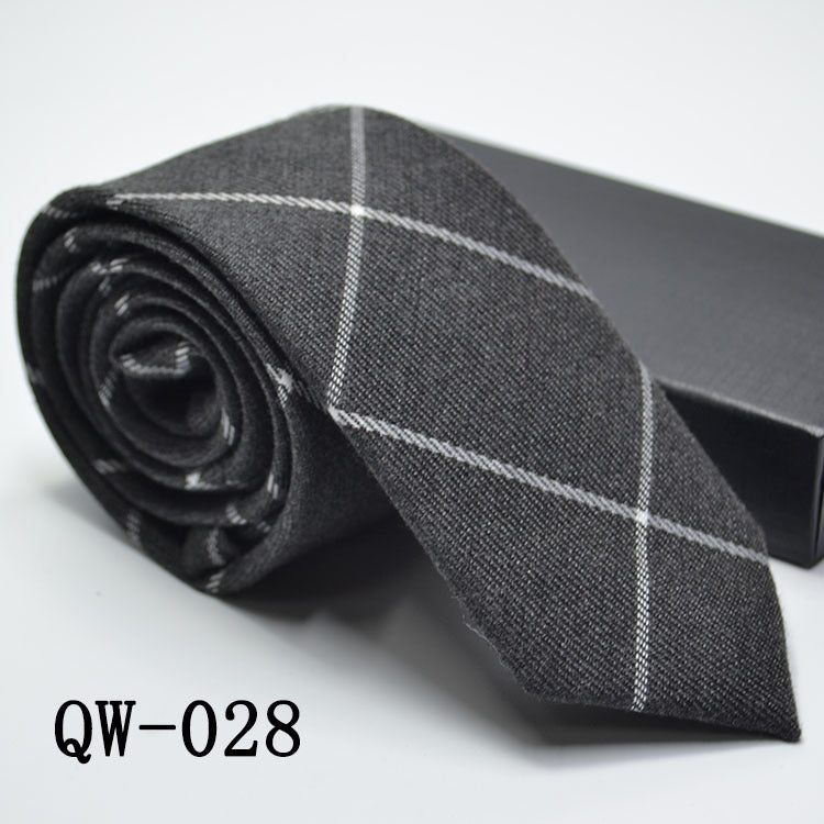 Men's Tie Super Narrow Wool-like Elegant And Elegant