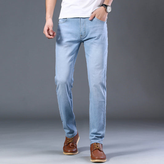 Men's Comfortable Elastic Straight Fit Jeans