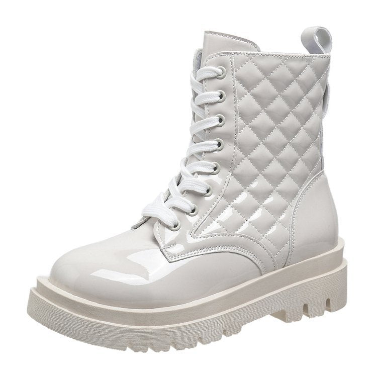 Women's expensive look, hight top boots.