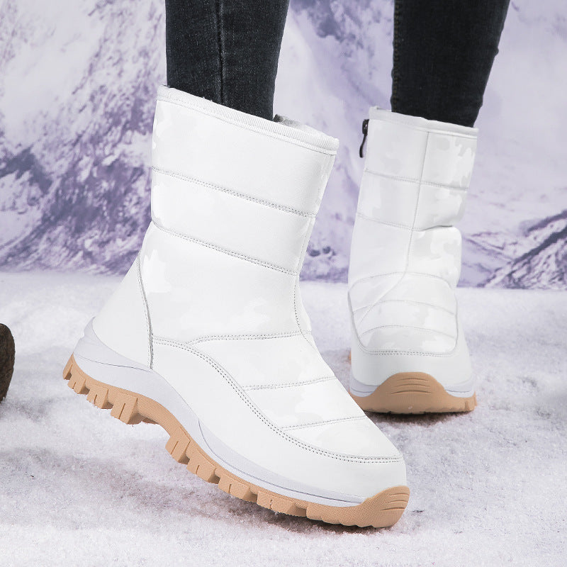 Women's Winter Snow Boots For Outdoor, Thickened High-top Plus Velvet, Keep Warm!