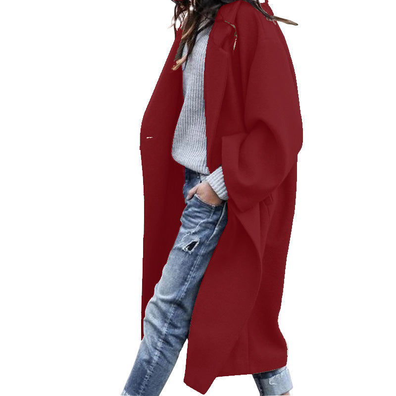 Women's Casual style Woolen Coat For Winter